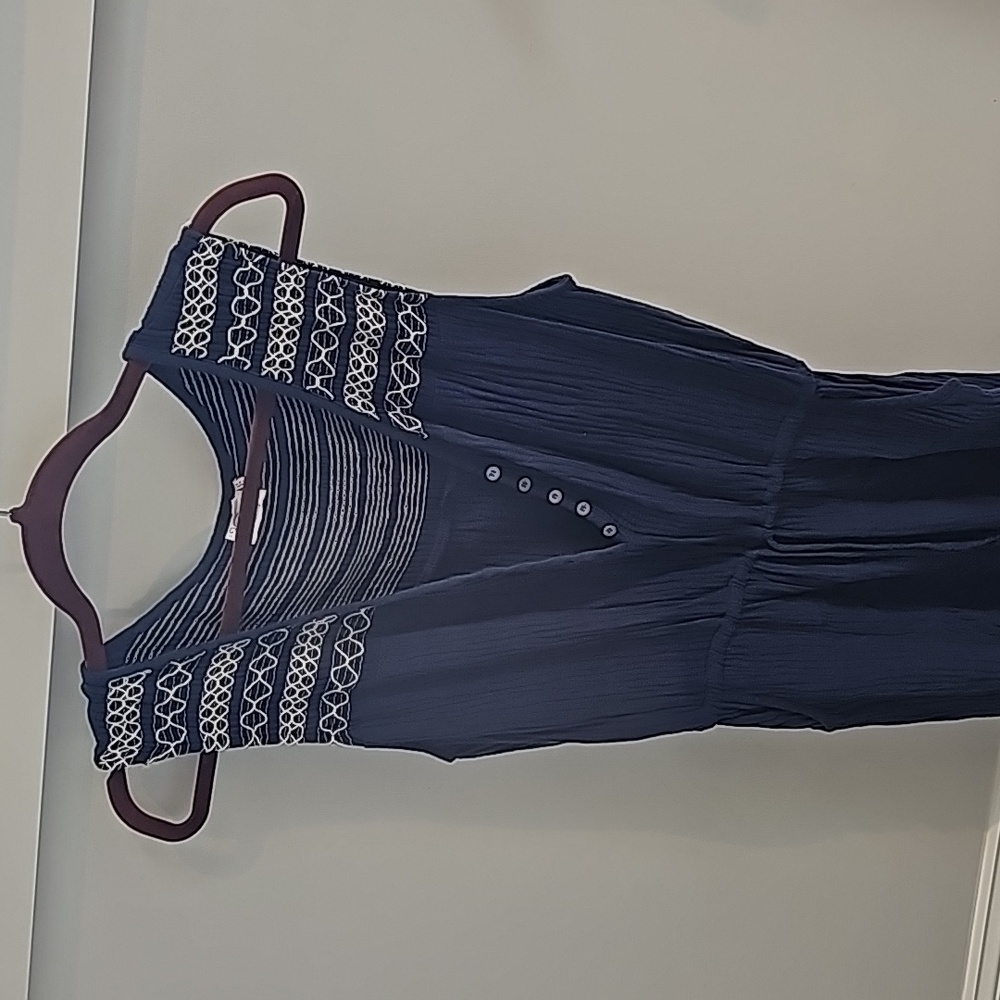 Anthropologie Lilka Danie Jumpsuit Blue